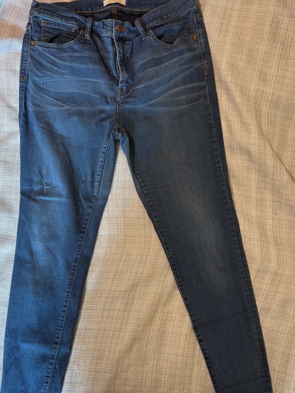 Madewell Indigo Blue Skinny Jeans